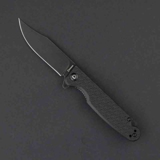 Couteau Daggerr Leprechaun Lame Acier 8Cr14MoV Blk Manche FRN Black Linerlock DGRLPMBKBW - Livraison Gratuite