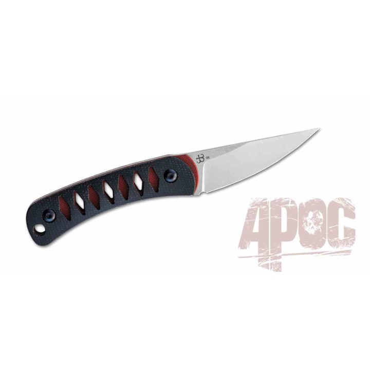 Couteau Apoc Breeden Zephyr Necktie Lame Acier D2 Manche G10/Micarta Etui Black Kydex KP41020 - Livraison Gratuite