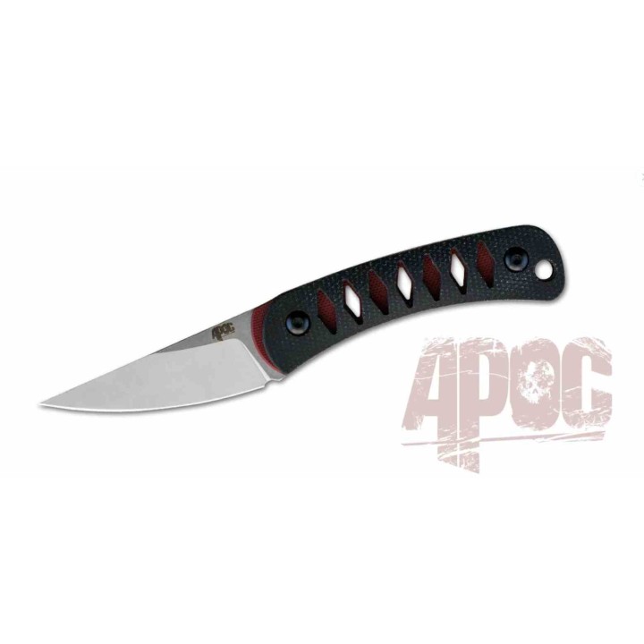 Couteau Apoc Breeden Zephyr Necktie Lame Acier D2 Manche G10/Micarta Etui Black Kydex KP41020 - Livraison Gratuite