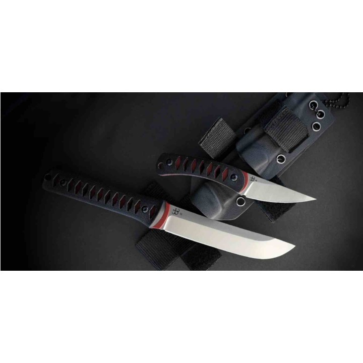 Couteau Apoc Breeden Zephyr Necktie Lame Acier D2 Manche G10/Micarta Etui Black Kydex KP41020 - Livraison Gratuite