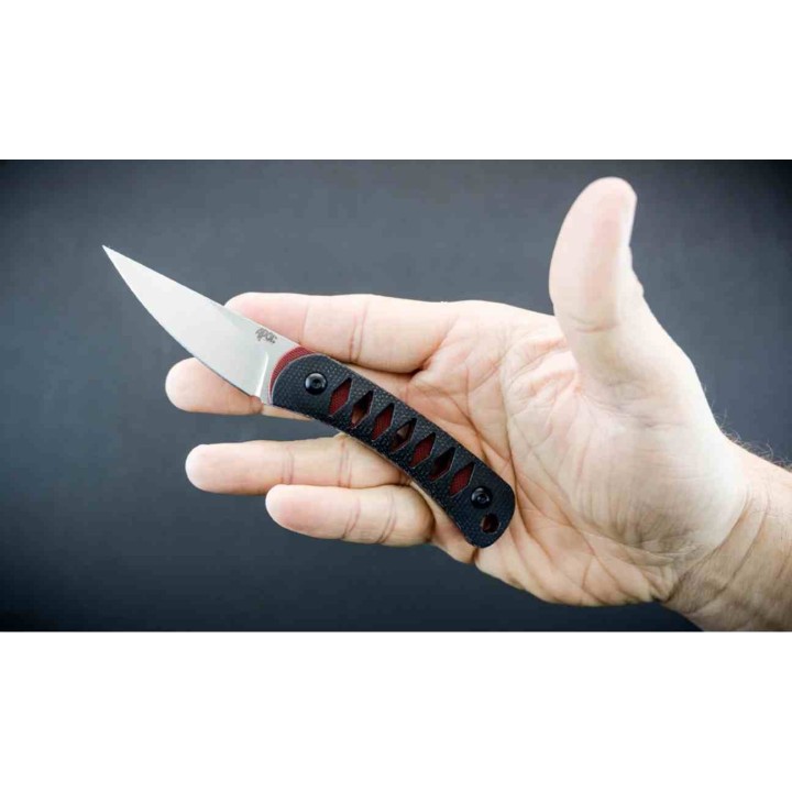 Couteau Apoc Breeden Zephyr Necktie Lame Acier D2 Manche G10/Micarta Etui Black Kydex KP41020 - Livraison Gratuite