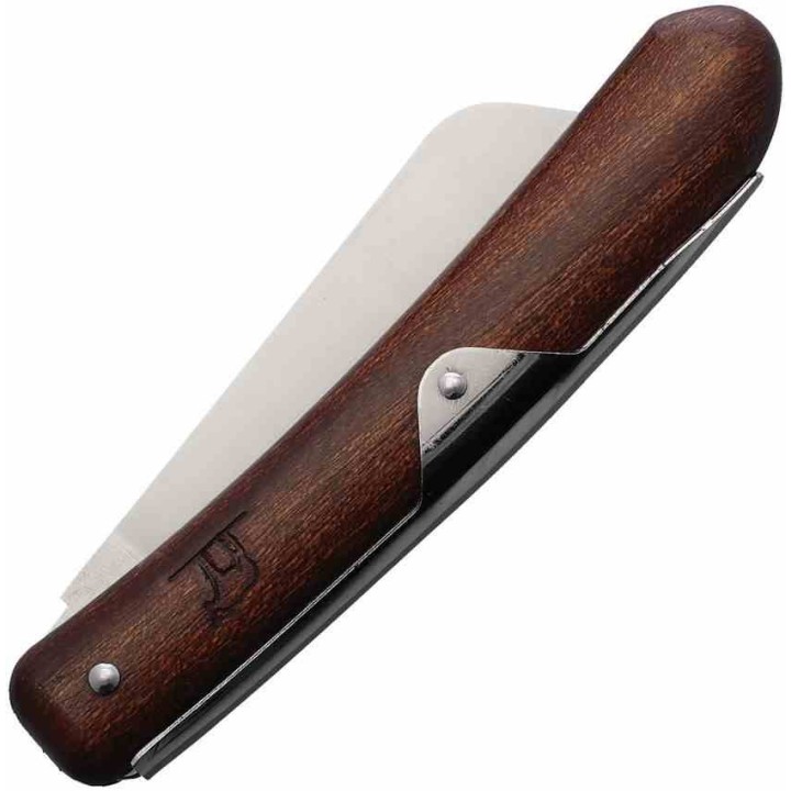 Couteau Okapi Biltong Lame Acier N690 Manche Bois Slip Joint South Africa KO02590 - Livraison Gratuite