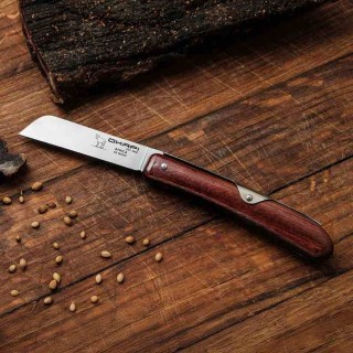 Couteau Okapi Biltong Lame Acier N690 Manche Bois Slip Joint South Africa KO02590 - Livraison Gratuite