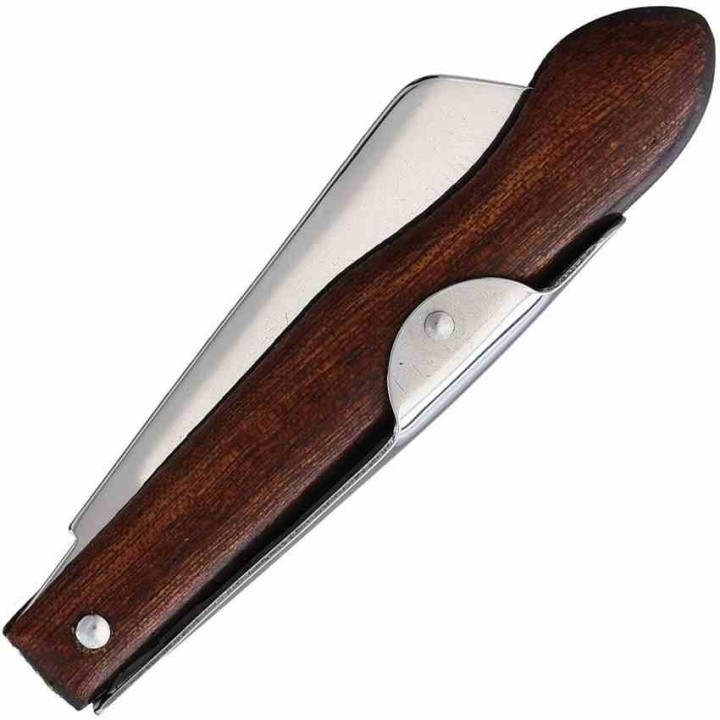 Couteau Okapi Biltong Lame Acier Carbone Manche Bois Slip Joint South Africa KO197940 - Livraison Gratuite