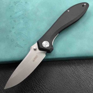 Couteau Kubey Ruckus Lame Acier AUS-10 Manche Black G10 IKBS Linerlock Clip KUB314F - Livraison Gratuite