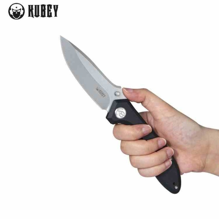 Couteau Kubey Ruckus Lame Acier AUS-10 Manche Black G10 IKBS Linerlock Clip KUB314F - Livraison Gratuite