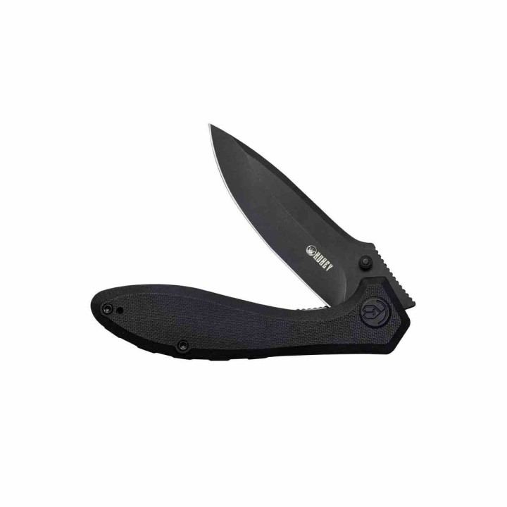 Couteau Kubey Ruckus Lame Acier AUS-10 Blk Manche Black G10 IKBS Linerlock Clip KUB314O - Livraison Gratuite
