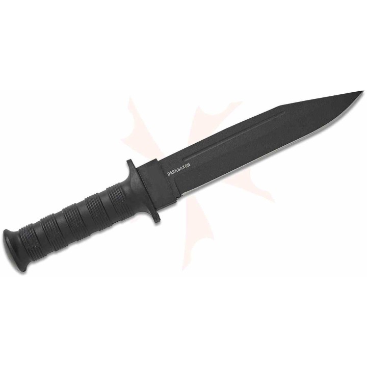 Couteau Tactical Condor Dark Saxon Lame Acier Carbone 1075 Manche Polypropylène Etui Salvador CTK133877HC - Livraison Gratuite
