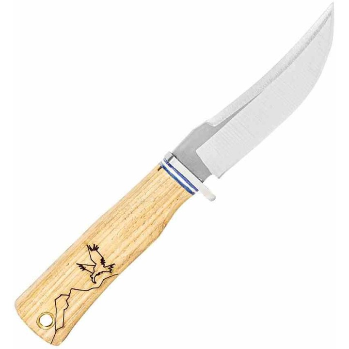 Couteau Condor Woodspirit Hiker Lame Acier 14C28N Manche Noyer Etui Cuir Salavador CTK82611SK - Livraison Gratuite