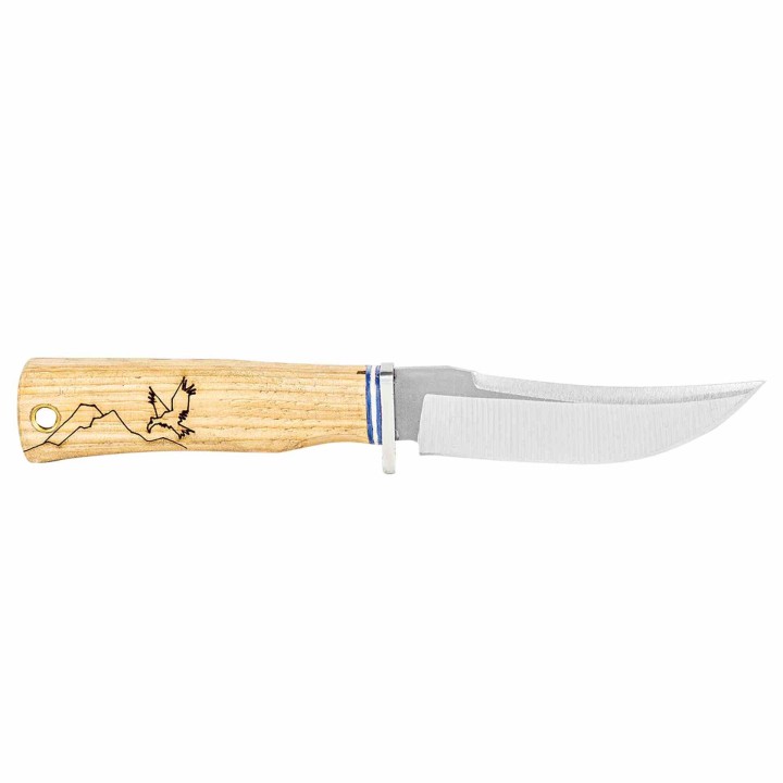 Couteau Condor Woodspirit Hiker Lame Acier 14C28N Manche Noyer Etui Cuir Salavador CTK82611SK - Livraison Gratuite