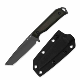 Couteau Kizer Begleiter Lame Tanto Acier 3V Manche Richlite Etui Kydex KI1045MT1 - Livraison Gratuite