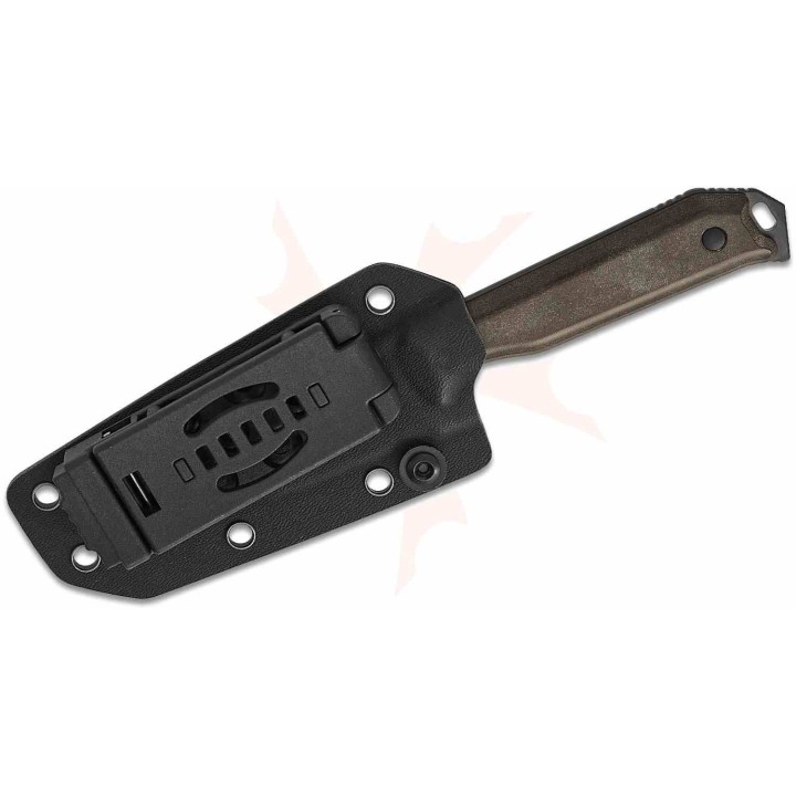 Couteau Kizer Begleiter Lame Tanto Acier 3V Manche Richlite Etui Kydex KI1045MT1 - Livraison Gratuite