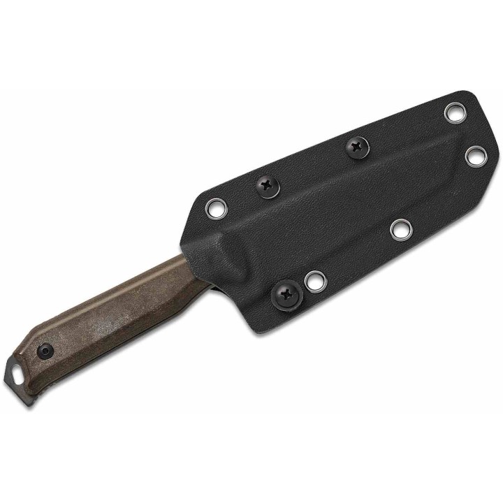 Couteau Kizer Begleiter Lame Tanto Acier 3V Manche Richlite Etui Kydex KI1045MT1 - Livraison Gratuite