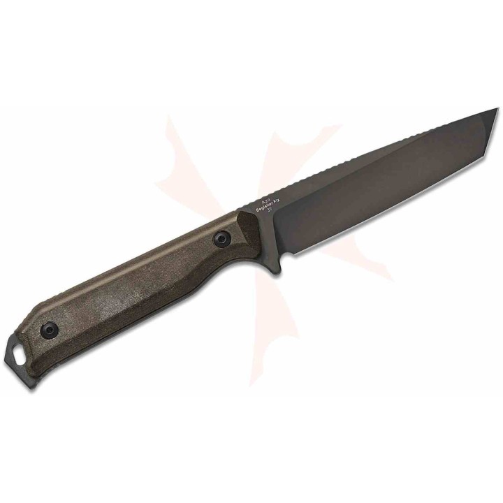 Couteau Kizer Begleiter Lame Tanto Acier 3V Manche Richlite Etui Kydex KI1045MT1 - Livraison Gratuite