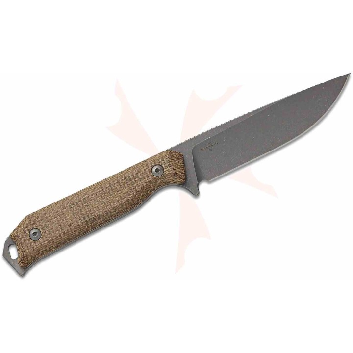 Couteau Kizer Begleiter Lame Drop Point Acier 3V Manche Burlap Micarta Etui Kydex KI1045MD1 - Livraison Gratuite