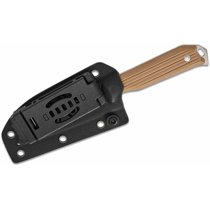 Couteau Kizer Begleiter Lame Acier AEB-L Sheepsfoot Manche Tan G10 Etui Kydex KI1045MS2 - Livraison Gratuite
