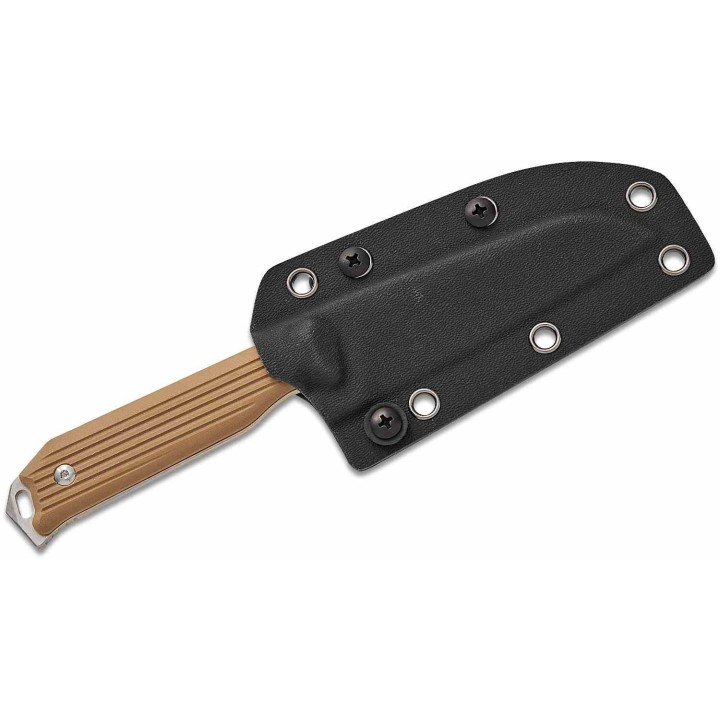 Couteau Kizer Begleiter Lame Acier AEB-L Sheepsfoot Manche Tan G10 Etui Kydex KI1045MS2 - Livraison Gratuite