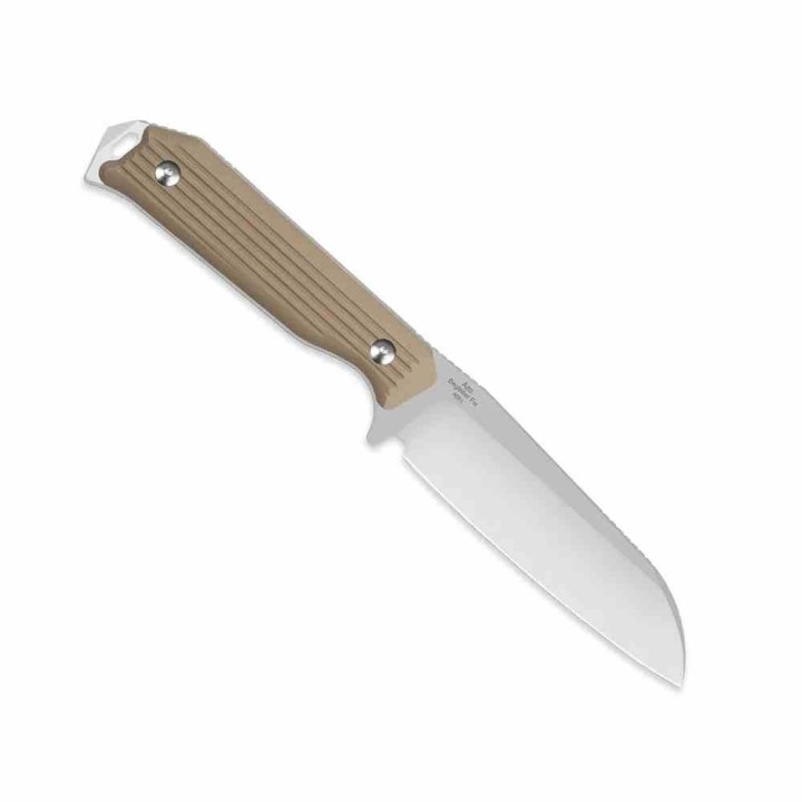 Couteau Kizer Begleiter Lame Acier AEB-L Sheepsfoot Manche Tan G10 Etui Kydex KI1045MS2 - Livraison Gratuite