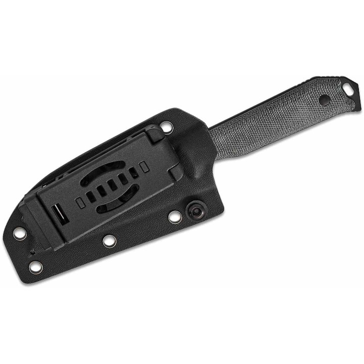 Couteau Kizer Begleiter Lame Acier CPM-3V Blk Sheepsfoot Manche Black Micarta Etui Kydex KI1045MS1 - Livraison Gratuite