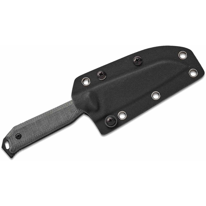 Couteau Kizer Begleiter Lame Acier CPM-3V Blk Sheepsfoot Manche Black Micarta Etui Kydex KI1045MS1 - Livraison Gratuite