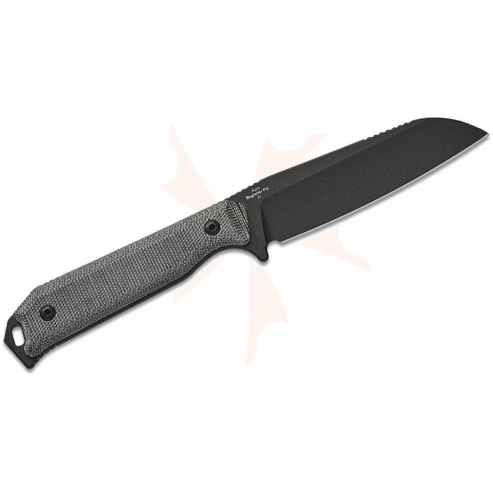 Couteau Kizer Begleiter Lame Acier CPM-3V Blk Sheepsfoot Manche Black Micarta Etui Kydex KI1045MS1 - Livraison Gratuite
