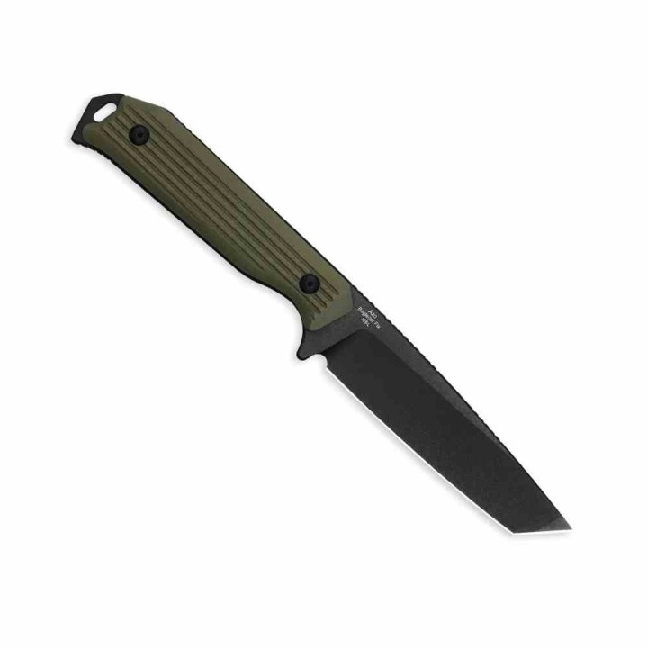 Couteau Kizer Begleiter Fix Tanto Lame Acier AEB-L Manche Green G10 Etui Kydex KI1045MT2 - Livraison Gratuite