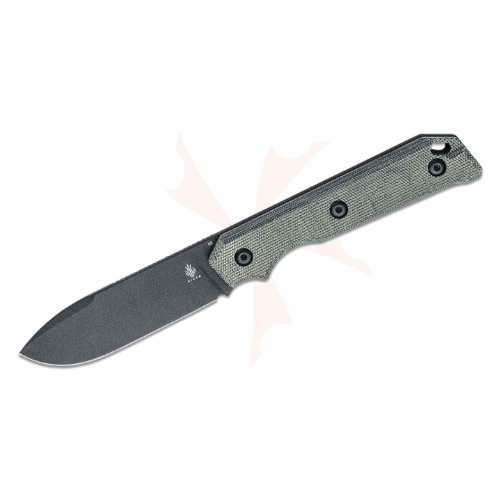 Couteau Kizer Begleiter Lame Acier D2 Drop Point Manche Micarta Etui Kydex KI1045C1 - Livraison Gratuite