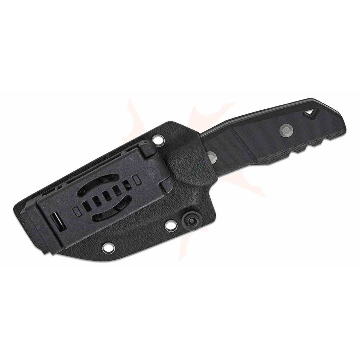 Couteau Kizer Quartz Lame Acier AEB-L Tanto Manche Black G10 Etui Kydex KI1086A2 - Livraison Gratuite  