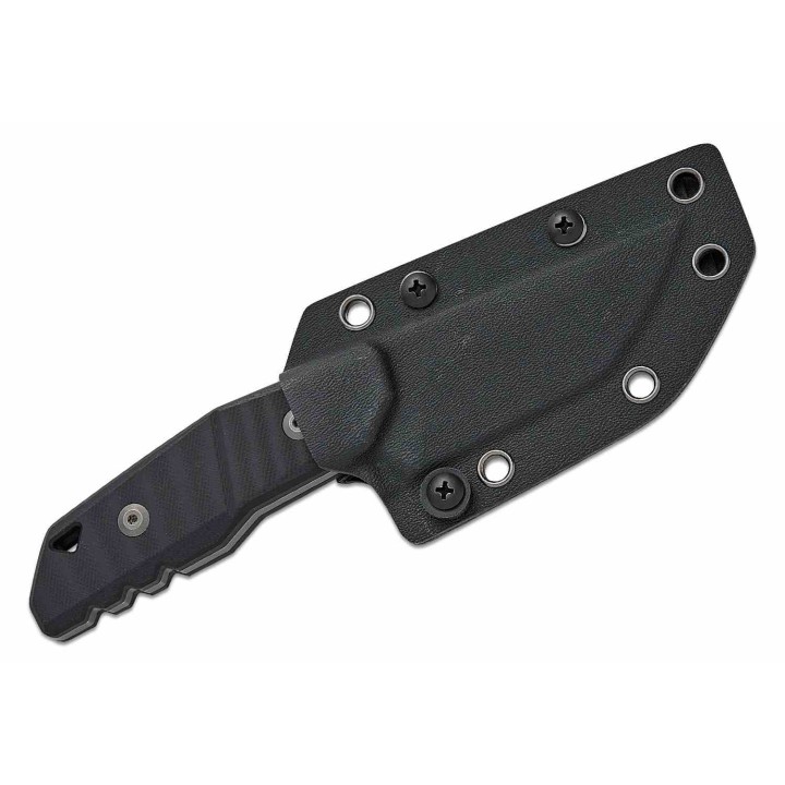 Couteau Kizer Quartz Lame Acier AEB-L Tanto Manche Black G10 Etui Kydex KI1086A2 - Livraison Gratuite  