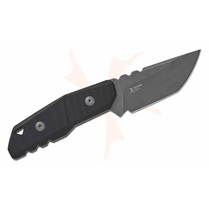 Couteau Kizer Quartz Lame Acier AEB-L Tanto Manche Black G10 Etui Kydex KI1086A2 - Livraison Gratuite  