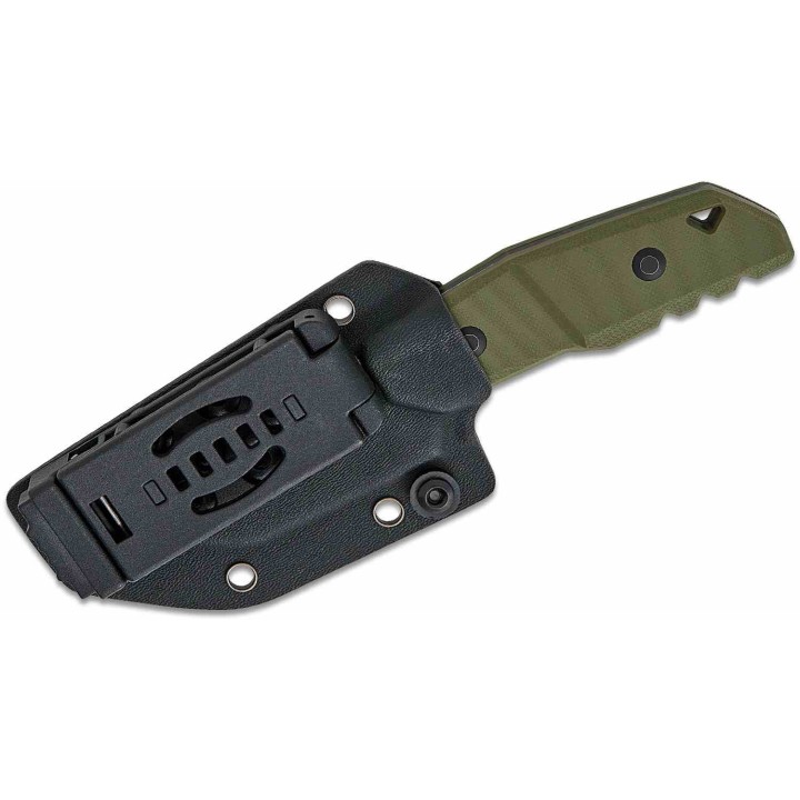 ﻿Couteau Kizer Quartz Lame Acier AEB-L Tanto Manche OD Green G10 Etui Kydex KI1086A1 - Livraison Gratuite  