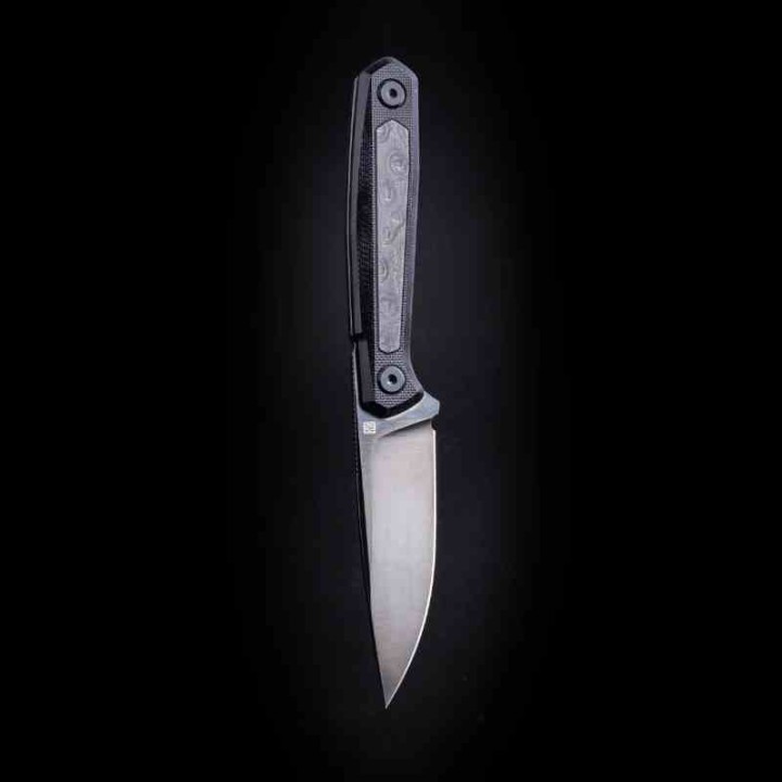 Couteau Real Steel Dex Apex Lame Acier M390 Manche Carbone & Black G10 Étui Kydex RS3501FD - Livraison Gratuite 