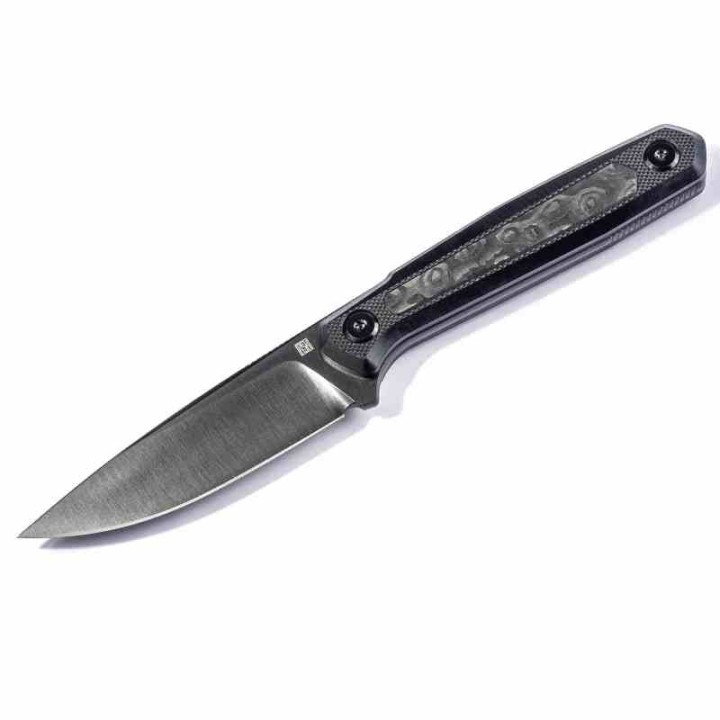Couteau Real Steel Dex Apex Lame Acier M390 Manche Carbone & Black G10 Étui Kydex RS3501FD - Livraison Gratuite 