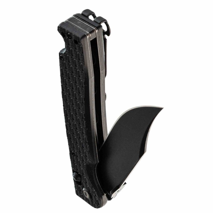 Couteau Daggerr Pike Lame Clip Point Acier 8Cr14MoV Manche FRN Noir X-Lock Clip DGRPKXBKBW - Livraison Gratuite