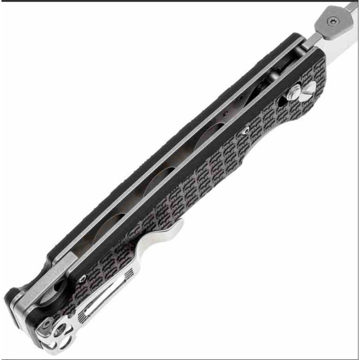 Couteau Daggerr Pike Lame Clip Point Acier 8Cr14MoV Manche FRN Noir X-Lock Clip DGRPKXBKSW - Livraison Gratuite