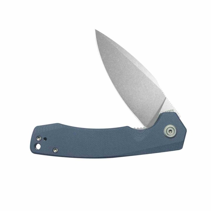 Couteau Kubey Calyce Blue Lame Acier 14C28N Drop Point Manche G10 IKBS Linerlock Clip KUB901U - Livraison Gratuite