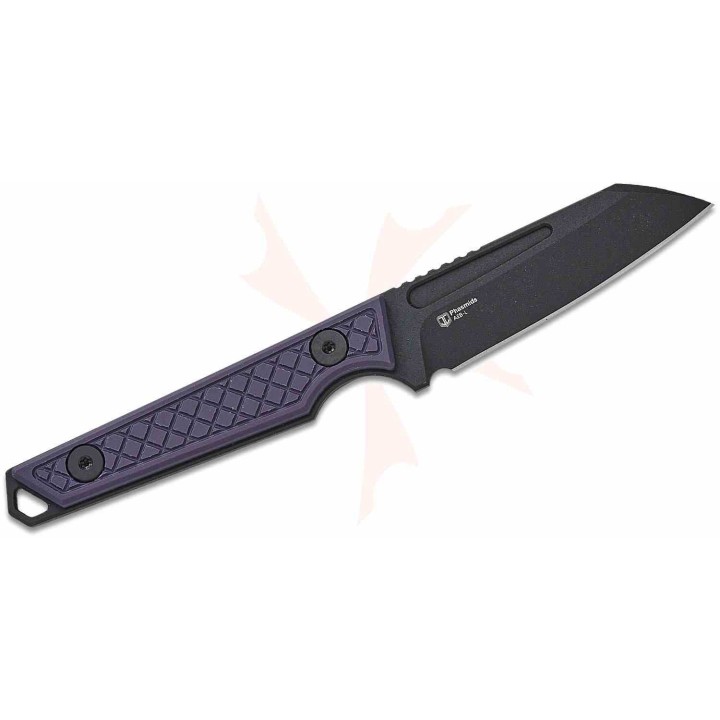 Couteau Kizer Phasmids Purple Lame Acier AEB-L Manche G10 Etui Kydex KI1079A1 - Livraison Gratuite