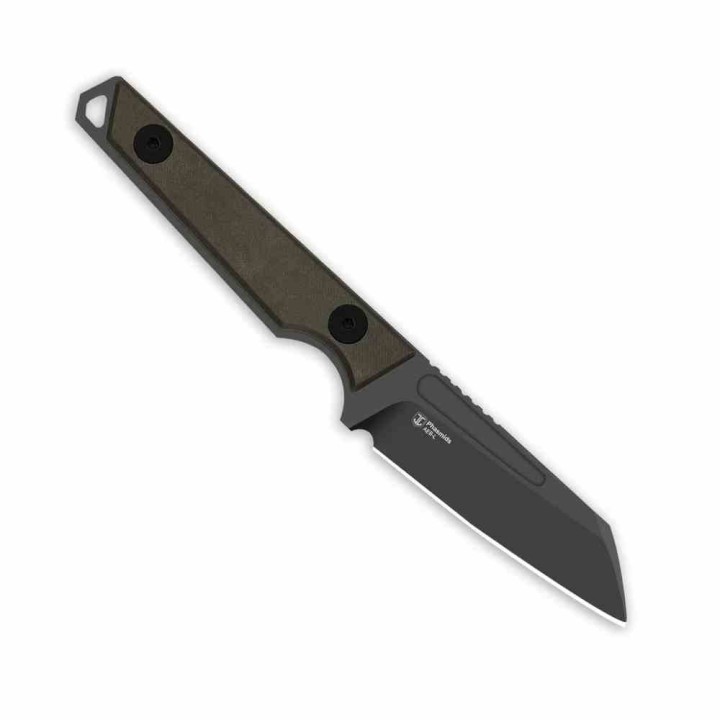 Couteau Kizer Phasmids Chocolate Glacier Lame AEB-L Manche Richlite Etui Kydex KI1079A2 - Livraison Gratuite