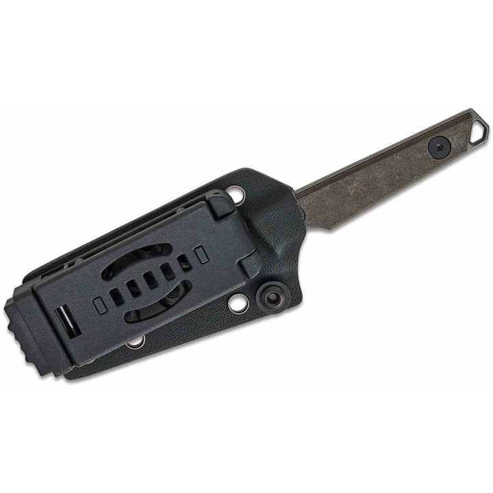 Couteau Kizer Phasmids Chocolate Glacier Lame AEB-L Manche Richlite Etui Kydex KI1079A2 - Livraison Gratuite