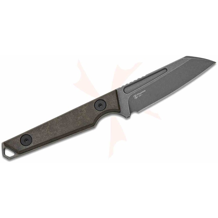 Couteau Kizer Phasmids Chocolate Glacier Lame AEB-L Manche Richlite Etui Kydex KI1079A2 - Livraison Gratuite
