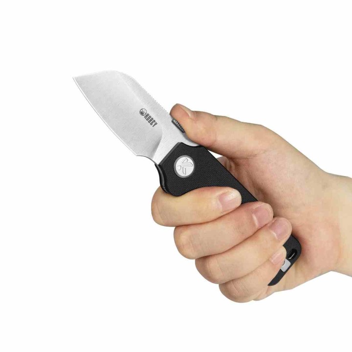 Couteau Kubey Boxer Black Lame Sheepsfoot Acier 14C28N Manche G10 IKBS Linerlock KUB407A - Livraison Gratuite