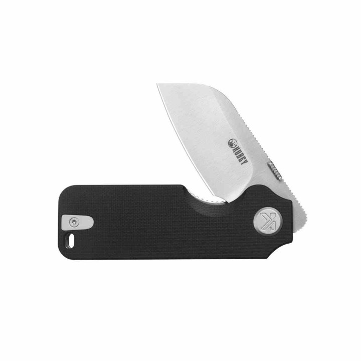 Couteau Kubey Boxer Black Lame Sheepsfoot Acier 14C28N Manche G10 IKBS Linerlock KUB407A - Livraison Gratuite