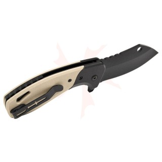 Couteau Camillus Chonk Lame Sheepsfoot Acier 440 Liner Lock Manche G10 IKBS Liner Lock CM19602 - Livraison Gratuite