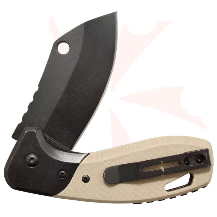 Couteau Camillus Chonk Lame Sheepsfoot Acier 440 Liner Lock Manche G10 IKBS Liner Lock CM19602 - Livraison Gratuite