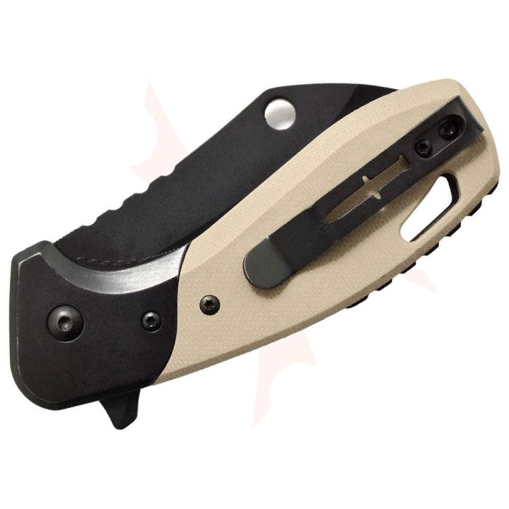 Couteau Camillus Chonk Lame Sheepsfoot Acier 440 Liner Lock Manche G10 IKBS Liner Lock CM19602 - Livraison Gratuite