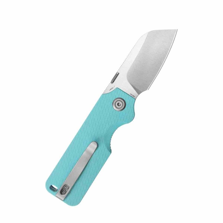 Couteau Kubey Boxer Blue Lame Sheepsfoot Acier 14C28N Manche G10 IKBS Linerlock KUB407B - Livraison Gratuite