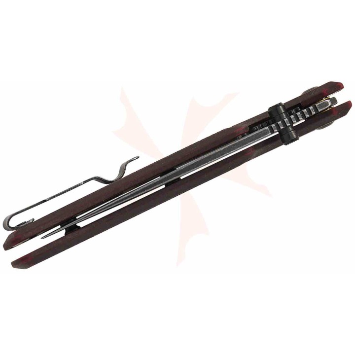 Couteau Browning Buckmark Slim Wash Lame Acier D2 Black Manche Polymère Bronze BR0581B - Livraison Gratuite