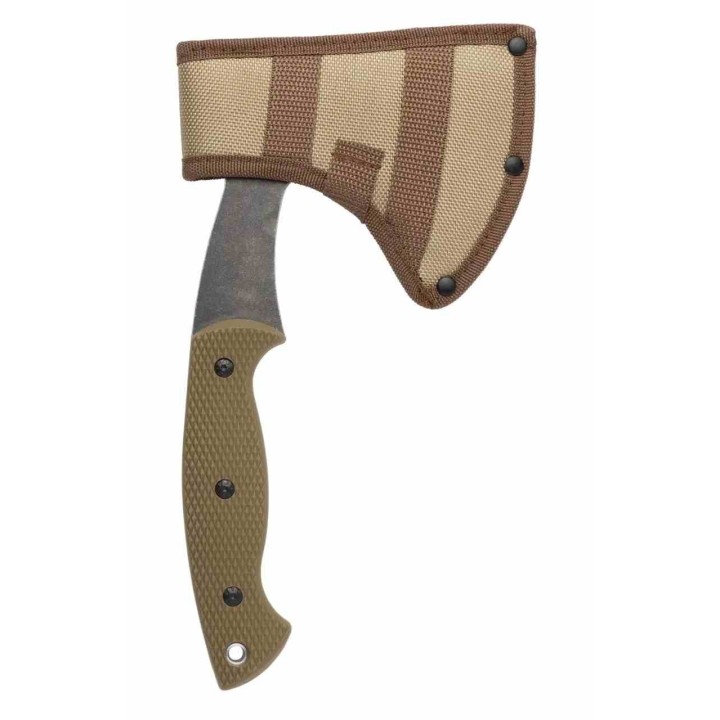 Hachette Browning Big Creek Hatchet Lame Acier 3Cr13MoV Manche Polymère Etui Nylon BR0565 - Livraison Gratuite