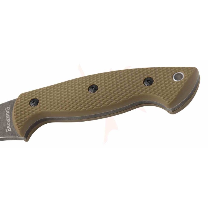 Hachette Browning Big Creek Hatchet Lame Acier 3Cr13MoV Manche Polymère Etui Nylon BR0565 - Livraison Gratuite