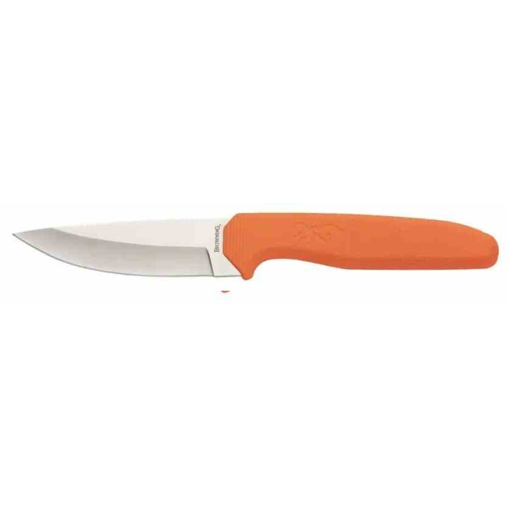 Set Browning Couteaux Scie Browning Sharp-Ridge 3 Pièces Lames Acier 8Cr13MoV Manches Orange Étui BR0553 - Livraison Gratuite